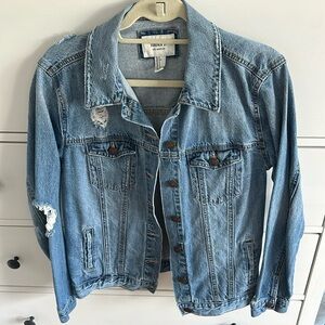 Distressed Denim Jacket